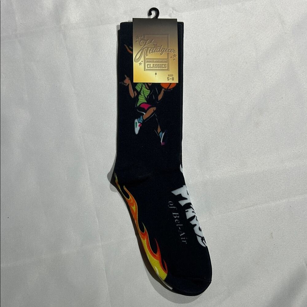 Fresh Prince Black Graphic Casual Socks - Picture 1 of 5